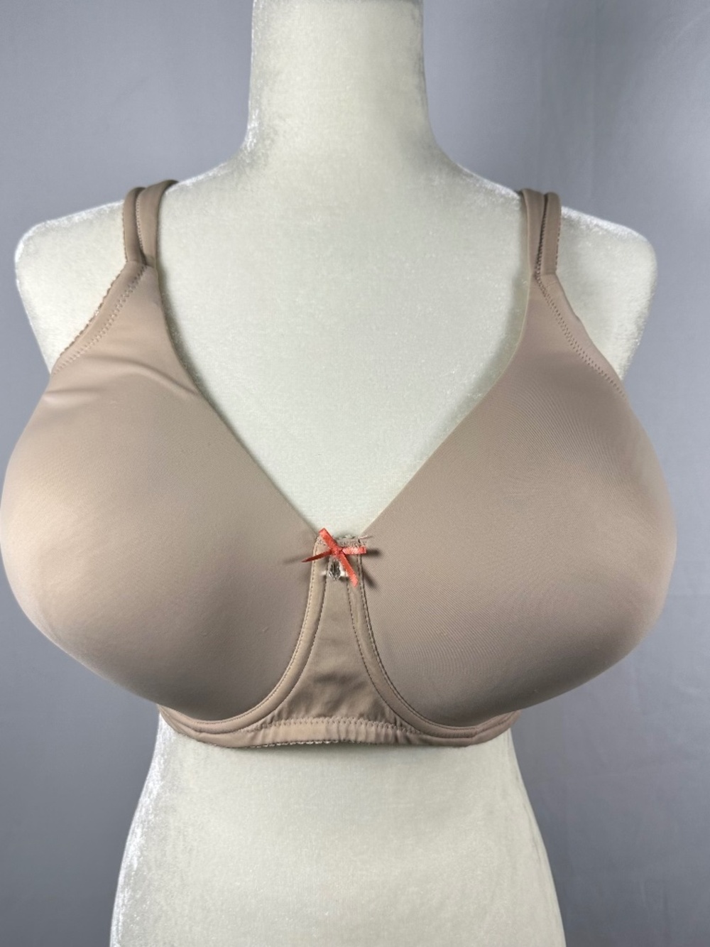 Honey B Perfect Curves Full Fit Underwire T-Shirt Bra Size 38G Nude/Beige